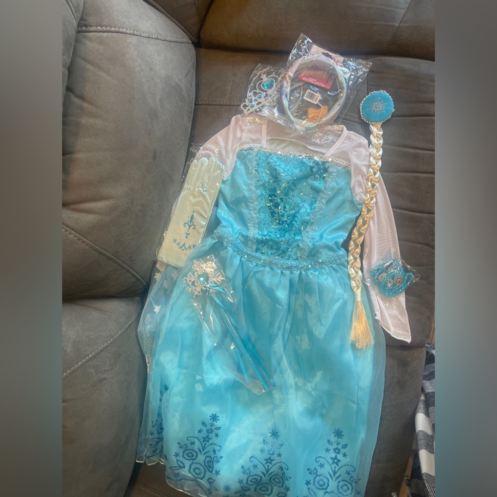 Kids Ice Princess Costume - Blue